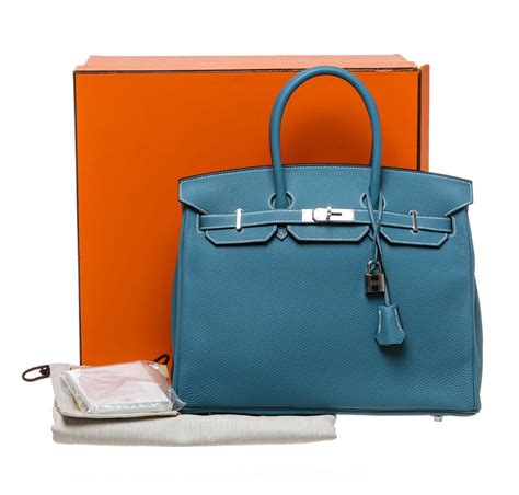 hermes togo birkin 35 blue jean|hermes birkin 35 price.